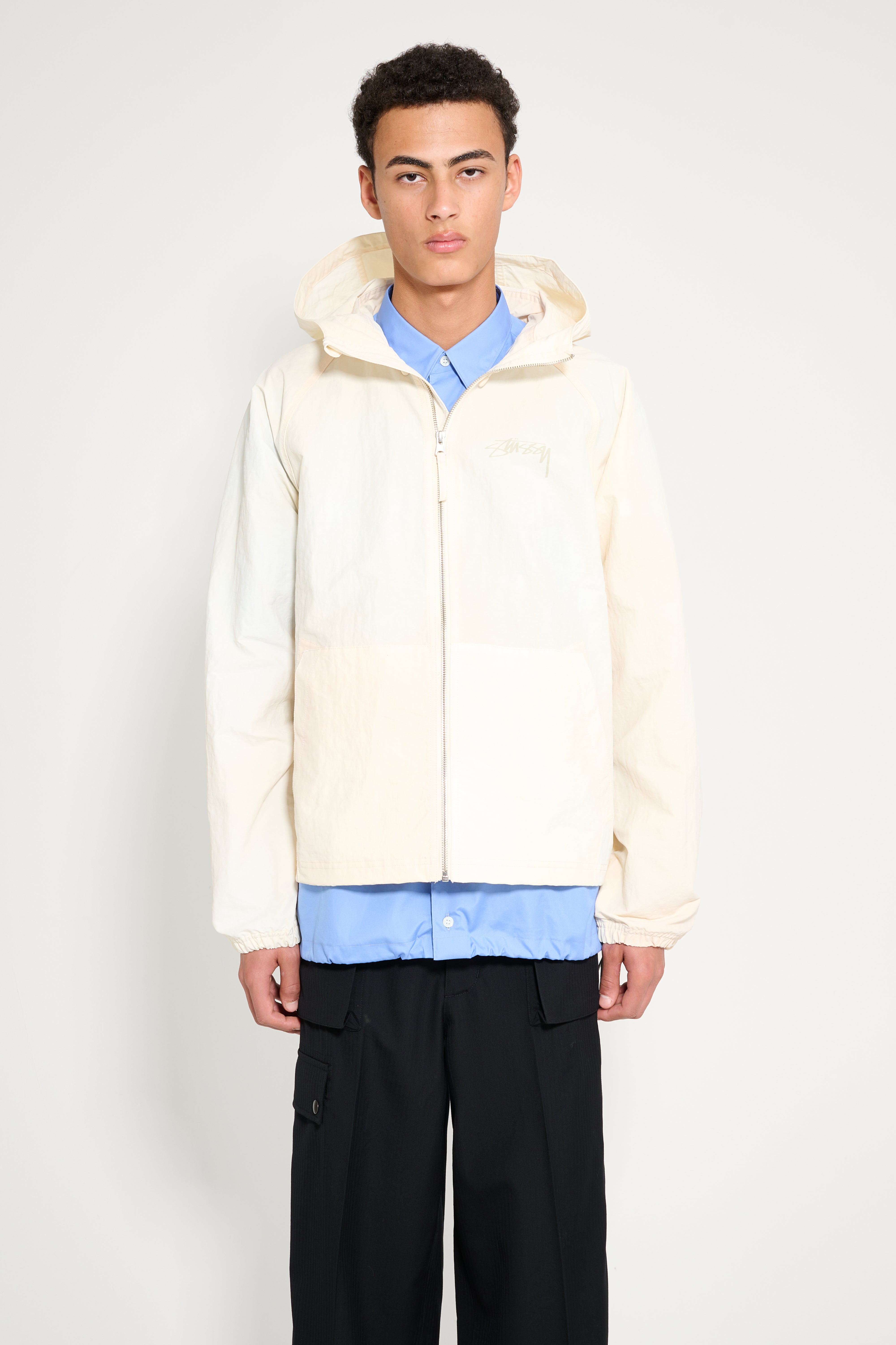 Stüssy Beach Shell Wave Dye Jacket Bone – Très Bien