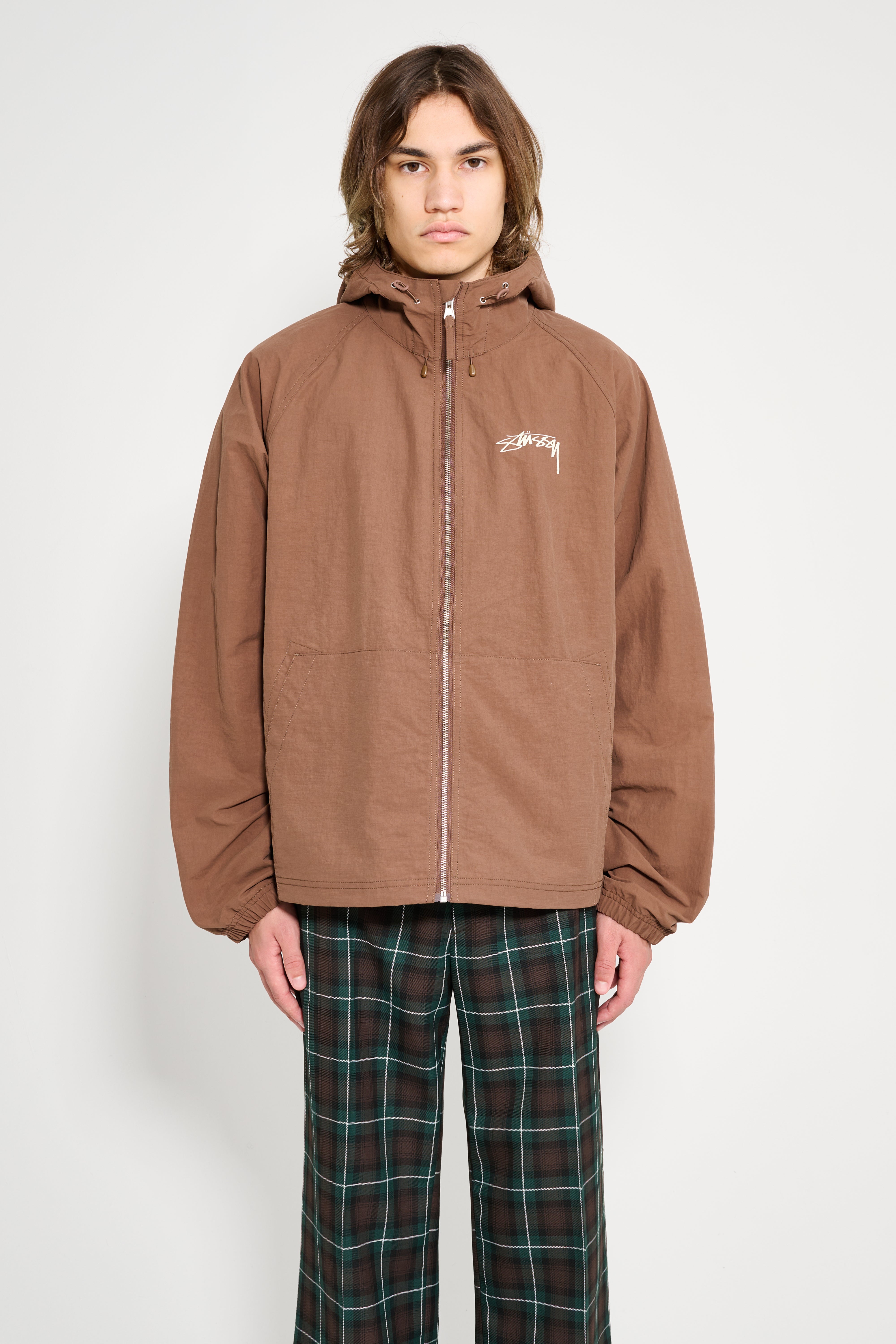 Stüssy Nylon Beach Shell Coffee – Très Bien