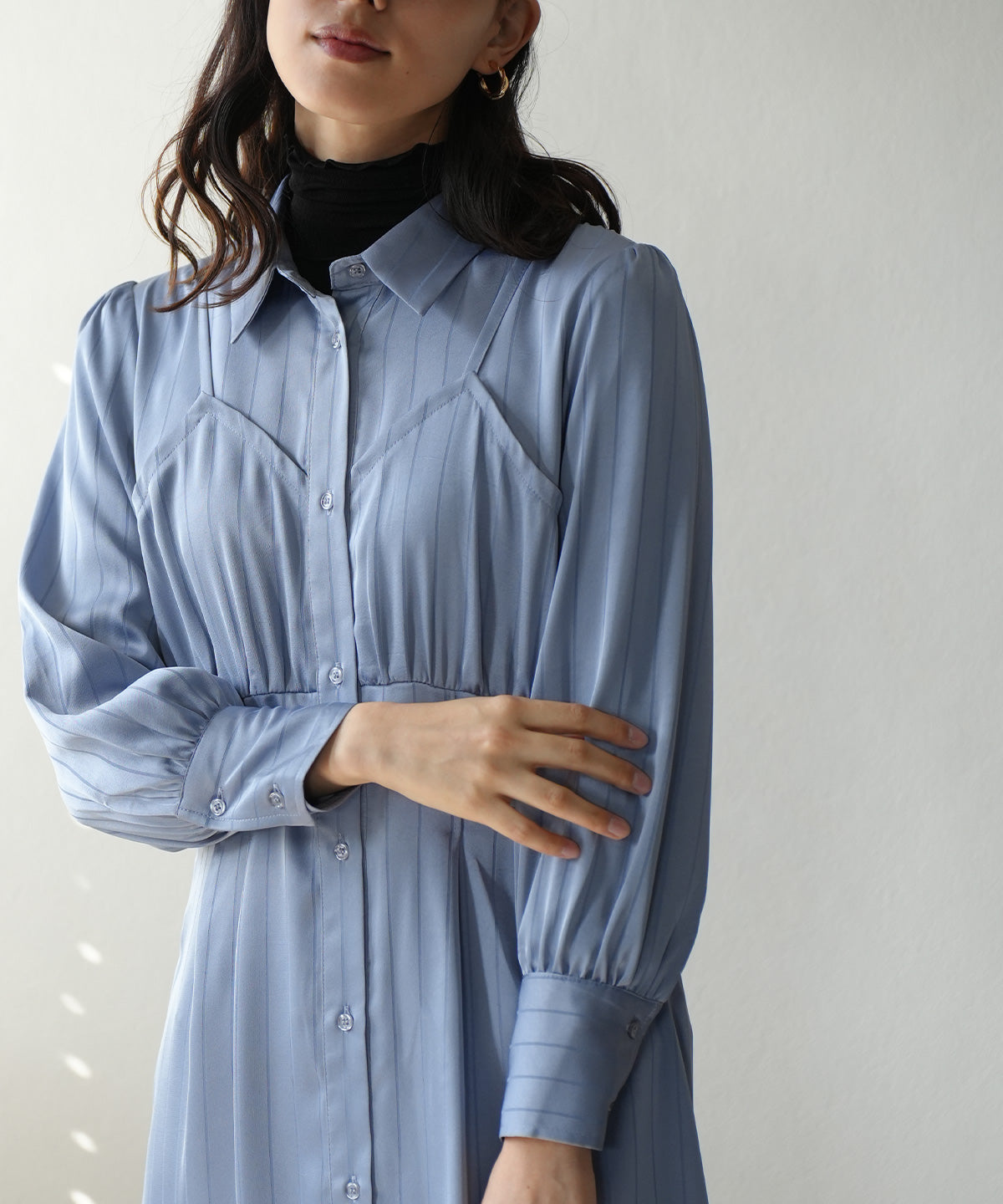 レイヤード風シャツワンピ｜TRIANGLE PALETTE | トライアングルパレット