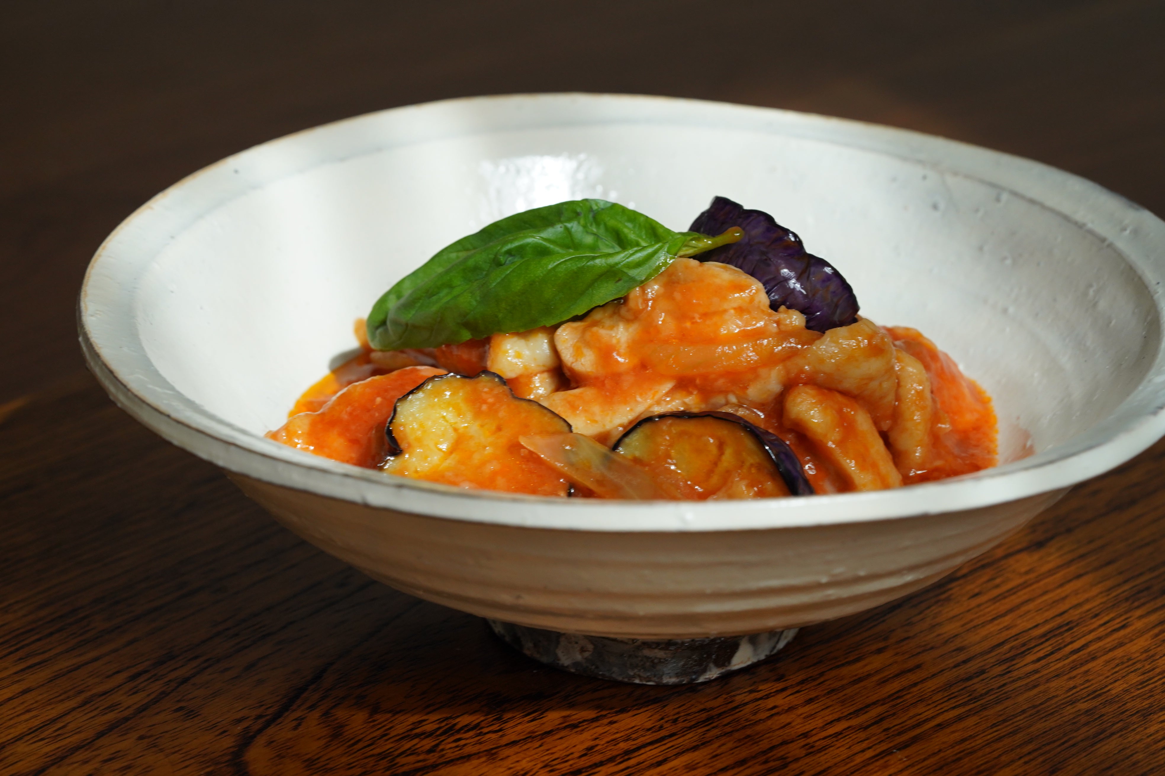 辻村 塊】粉引鉢 大 – うつわ御結