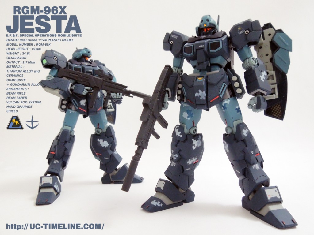 HGUC RGM-96X ジェスタ完成報告。 – UC-TIMELINE. ガンプラ好きだけど
