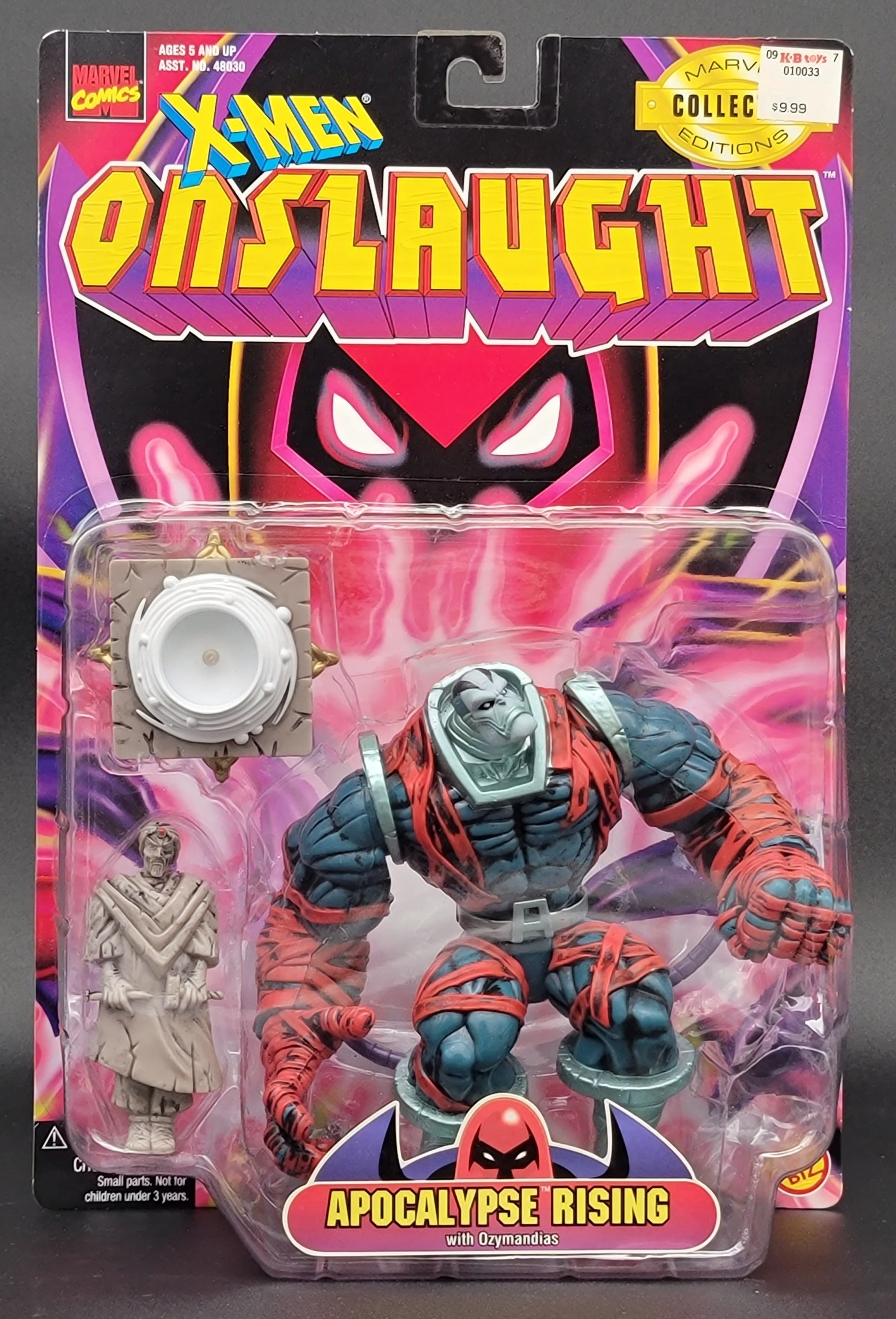 Apocalypse Rising X-Men Onslaught collectors edition 1997 Toybiz