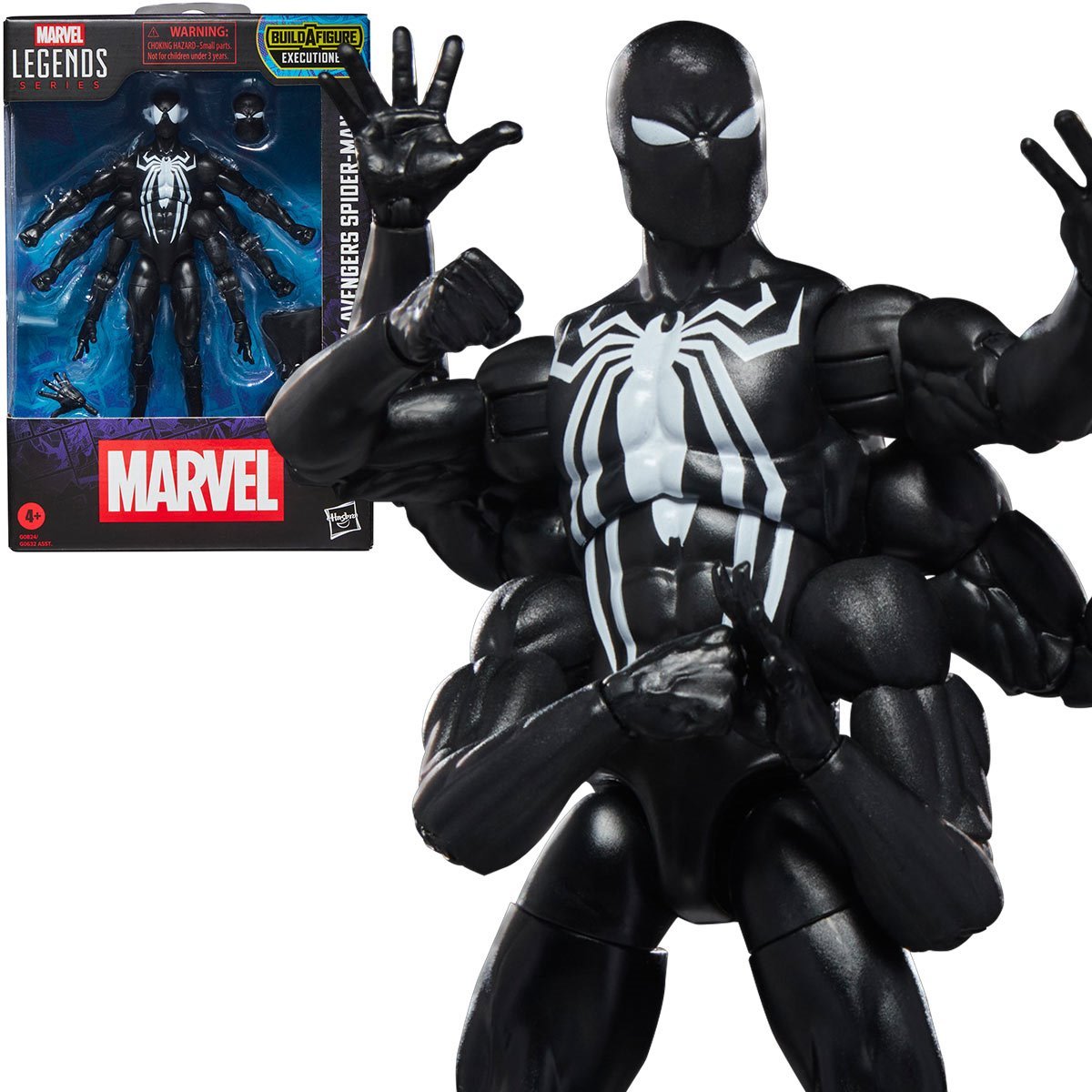 Marvel Legends Series Dark Avengers Spider-Man 6-Inch Action