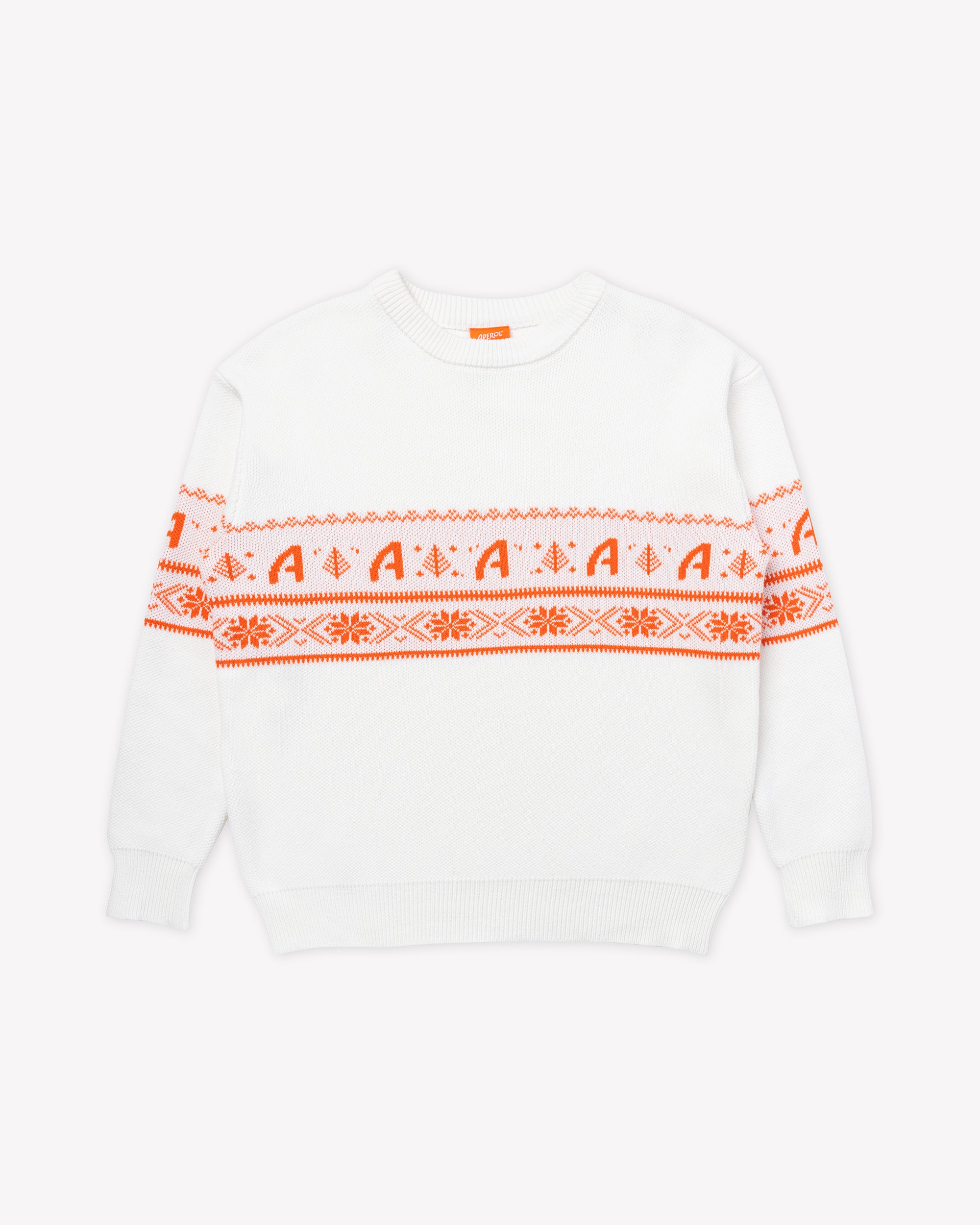 Aperol Fairisle Pattern Knit Sweater