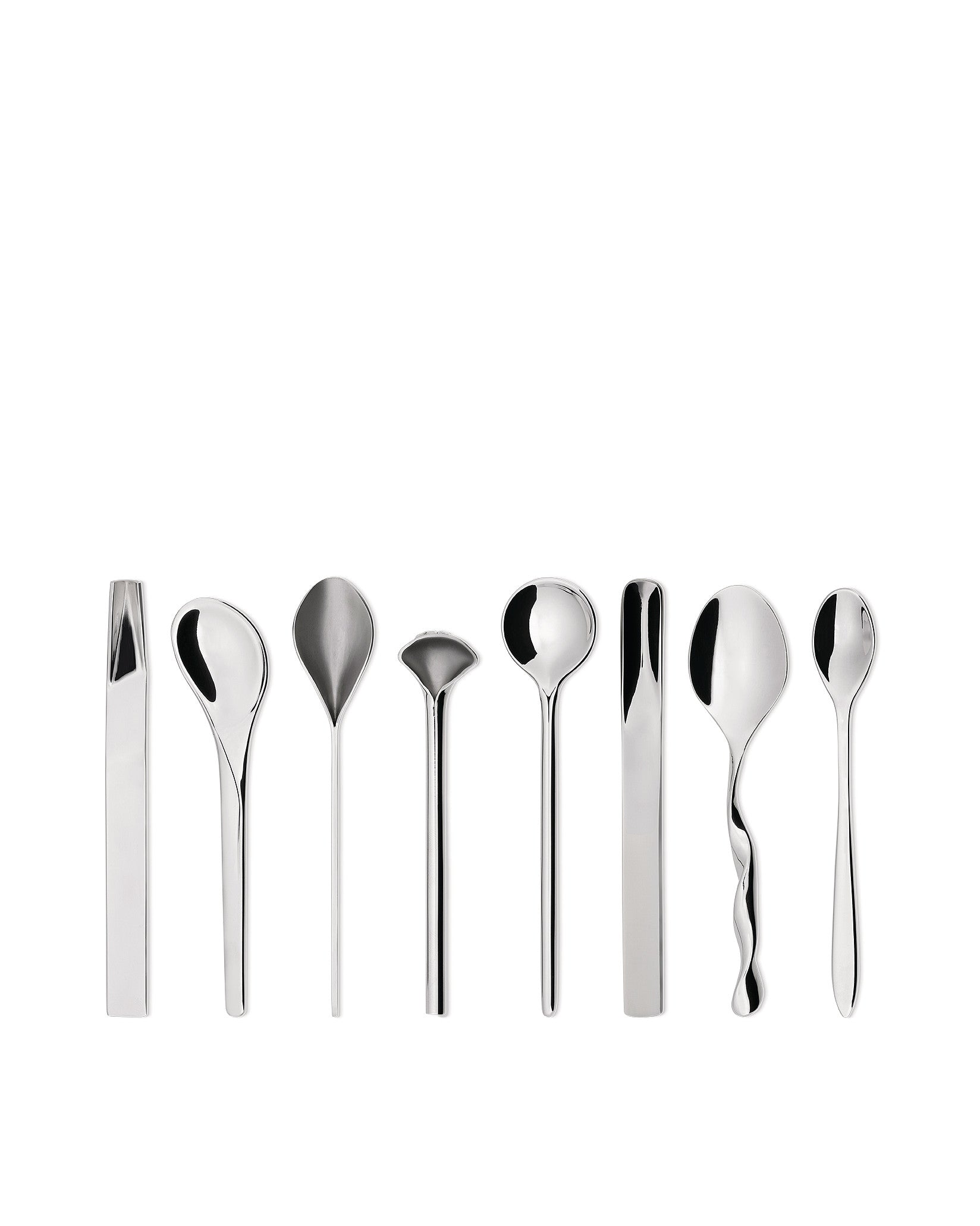 Il Caffè/Tè Alessi Set Of 8 Coffee Spoons | Alessi