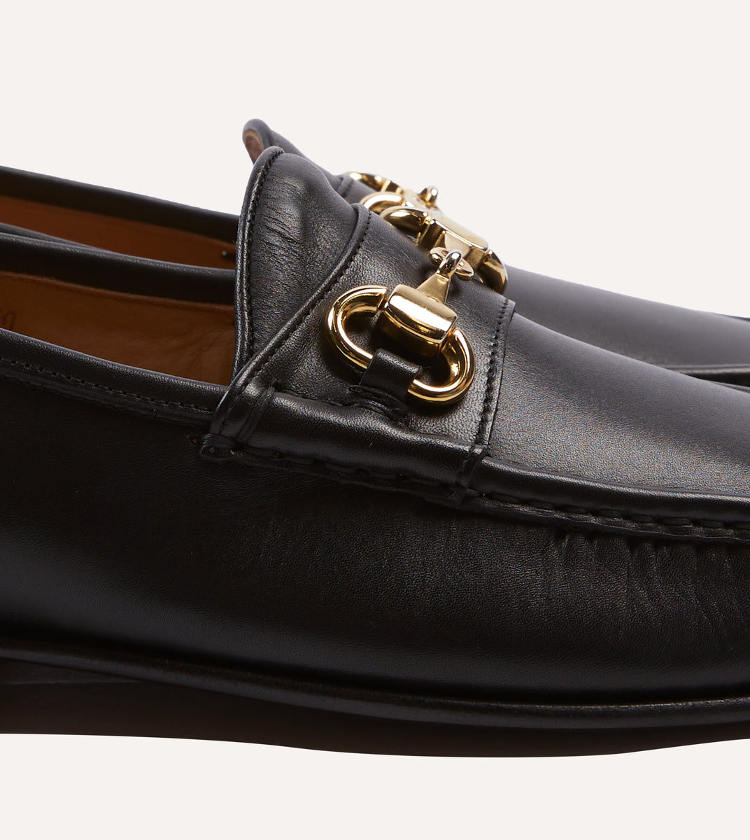 Yuketen Moc Ischia Black Leather Bit Loafer – Drakes US