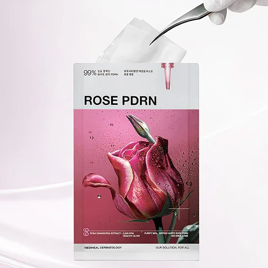 MEDIHEAL Rose PDRN Essential Mask 10 pcs – LAMOUR Beauty & Life