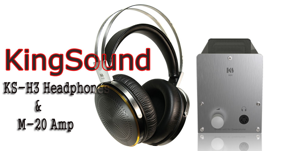 KingSound KS-H3 Headphones & M-20 Amp/Energizer