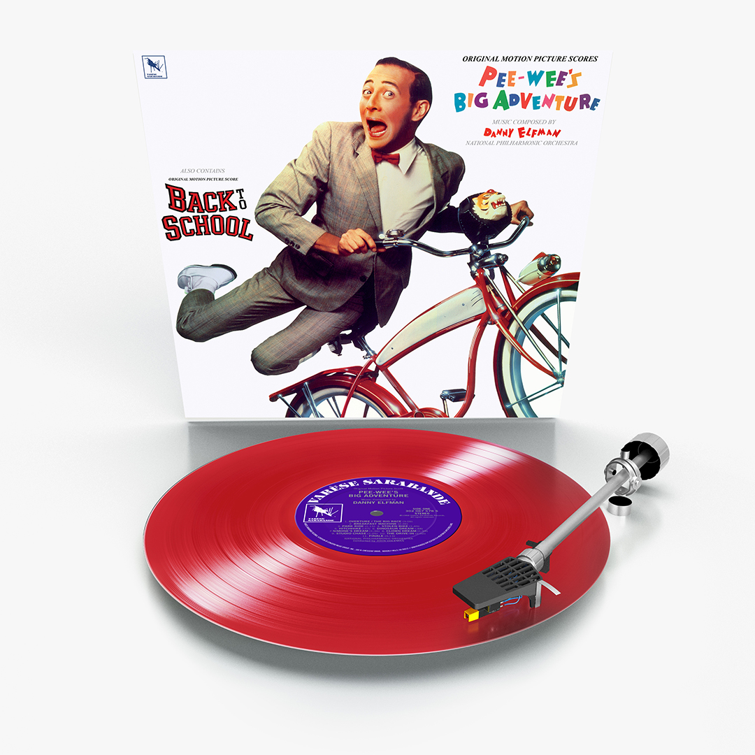 Pee-wee's Big Adventure / Back To School (Red Vinyl) – Varèse