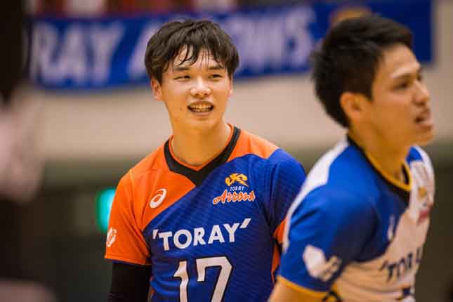東レ・ルーキー小澤宙輝ミニインタビュー「誰よりもコートを駆け回り