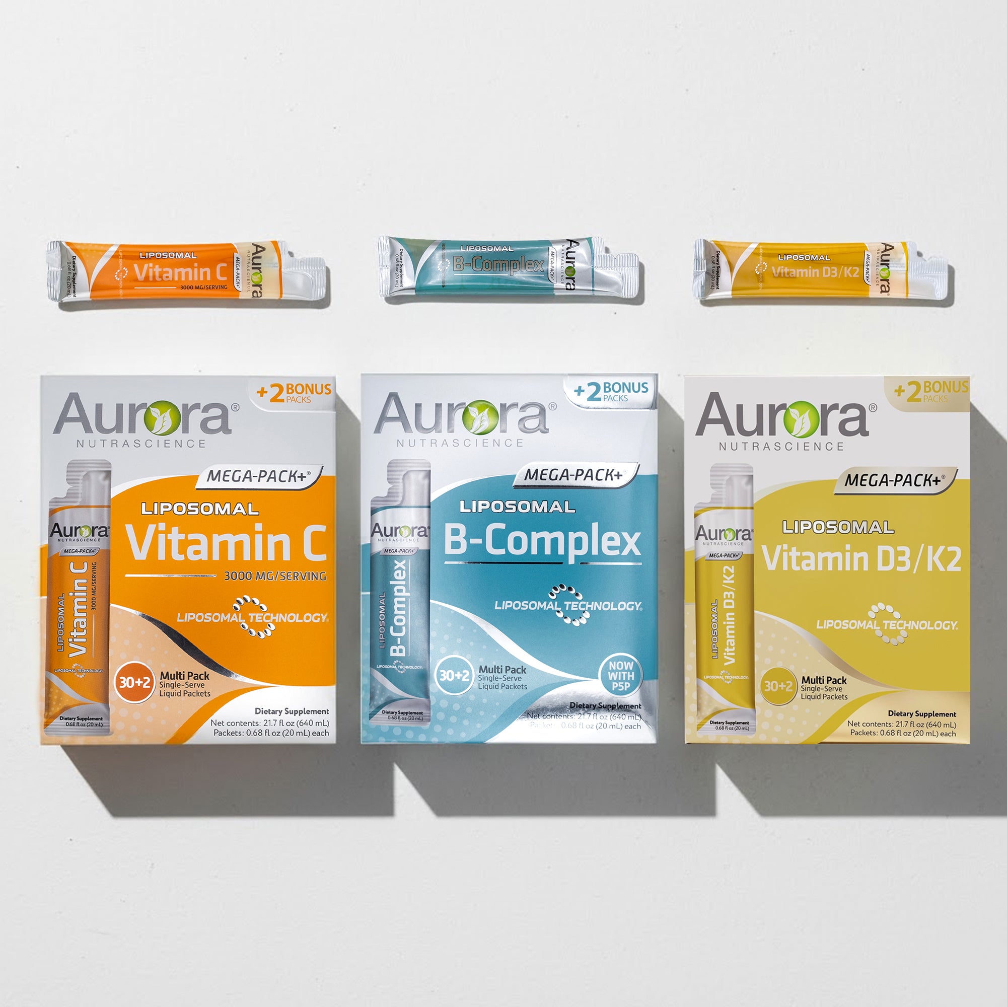 Wellness Starter Pack | Vitamin C, B Complex & D3/K2 – Aurora