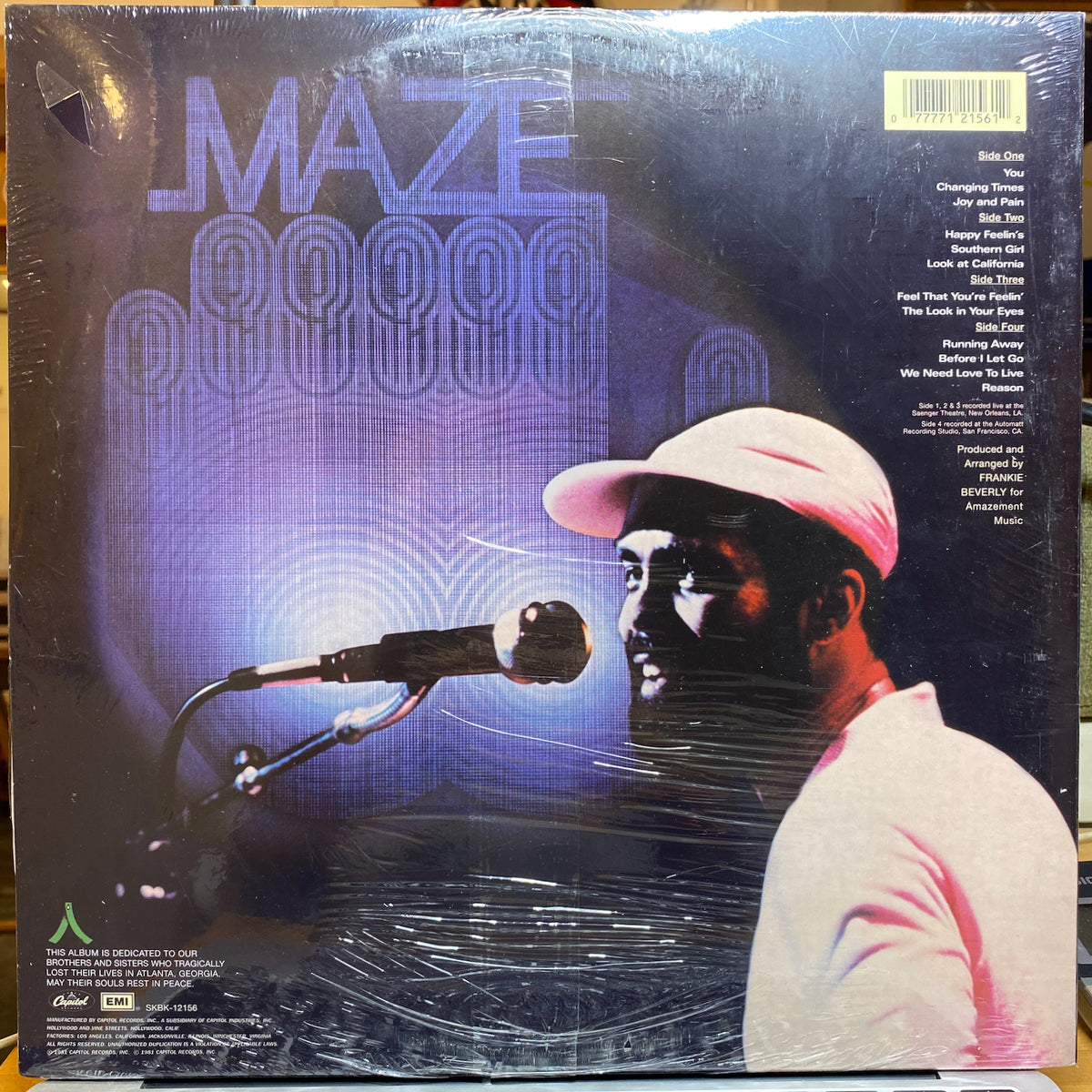 Maze Featuring Frankie Beverly / Live In New Orleans | VINYL7 RECORDS
