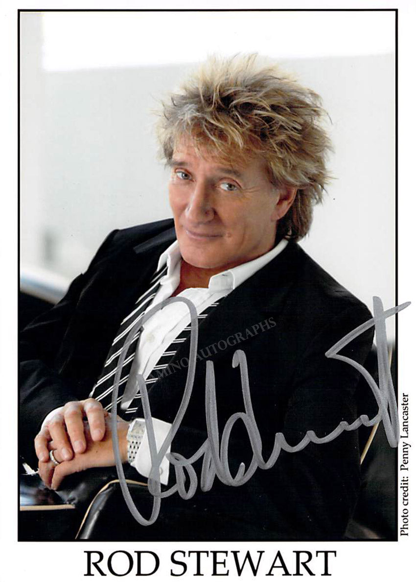 Rod Stewart Autograph Signed Photograph