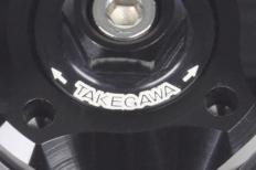 SPECIAL PARTS TAKEGAWA / フロントフォークトップボルト(ブラック