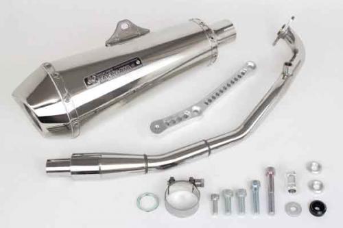 XSR125 RE46J タケガワ テーパーコーン フルエキ マフラー 武川 XSR125