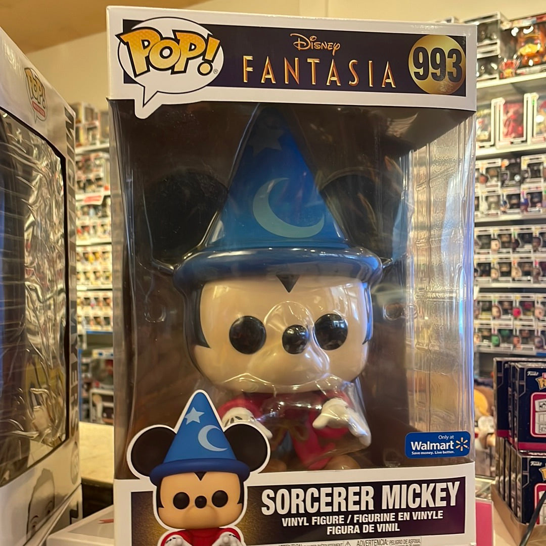Disney Fantasia Sorcerer Mickey 993 exclusive 10 inch Figure Funko