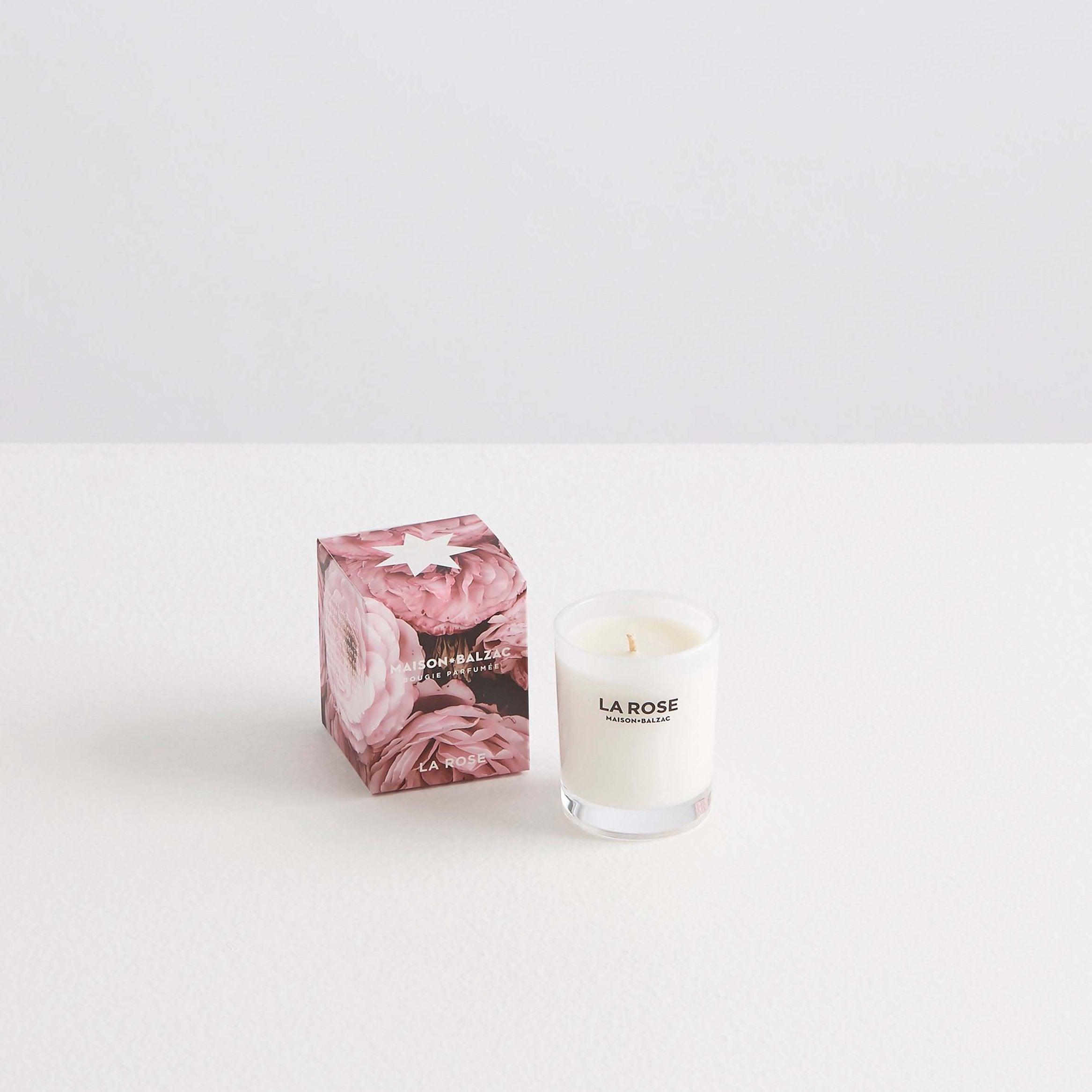 ラ ローズ キャンドル by Maison Balzac I フレグランスキャンドル I