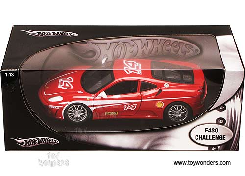 Mattel Hot Wheels - Ferrari F430 Challenge Hard Top (1:18, Red