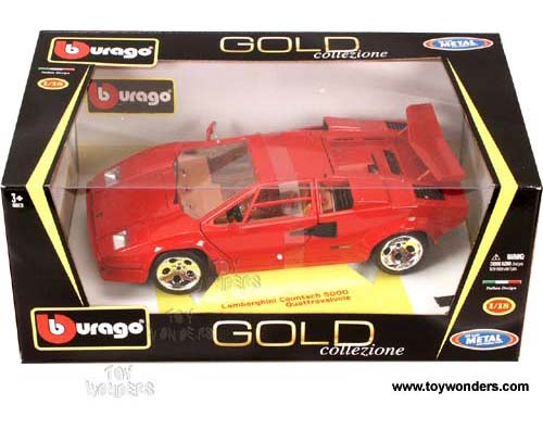 BBurago Gold - Lamborghini Countach 5000 Quattrovalvole Hard Top