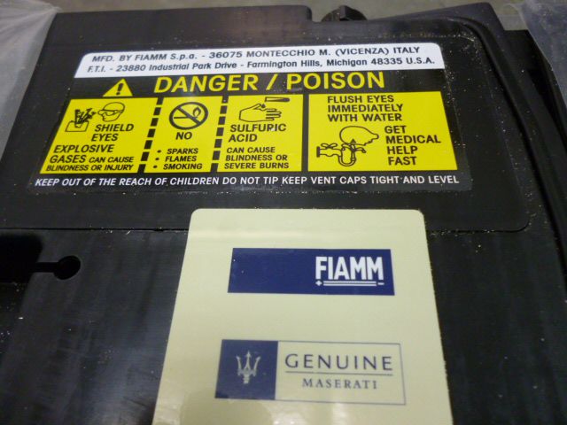 T-WEST | パーツ課 | 部品ブログ | マセラティ 純正バッテリー