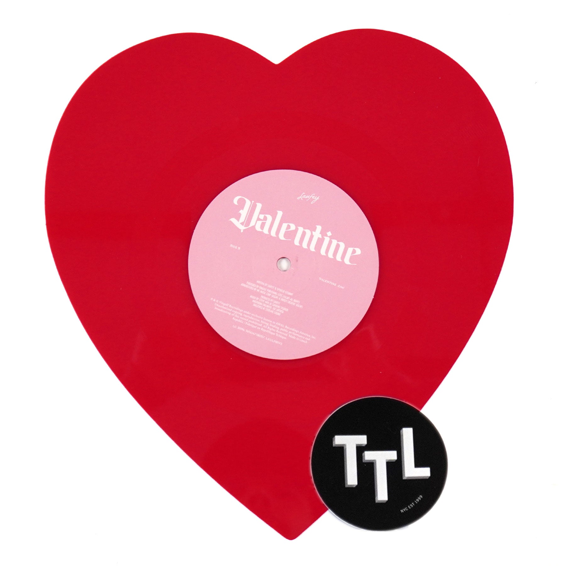 Laufey: Valentine (Indie Exclusive Heart Shaped Colored Vinyl