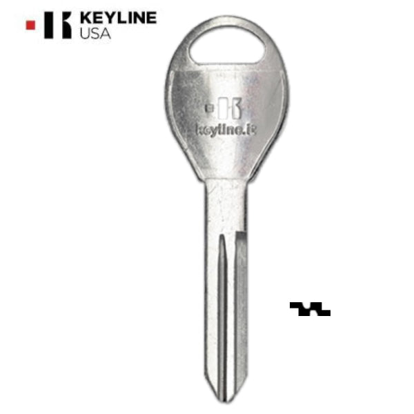 Keyline - DA34 - X237 - Nissan - Infiniti - Metal Key Blank for