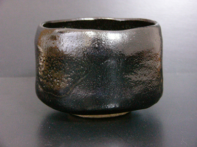 檜垣青子作 黒茶碗 鵬雲斎書附 【器道楽】