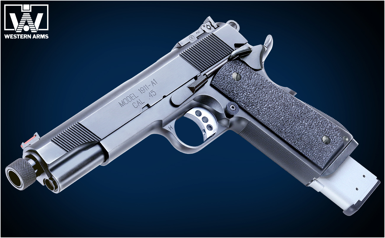 WA COLTガバメント ウェスタンアームズ 予備マガジン ケース付き WA