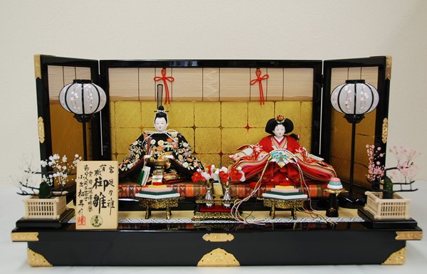 平安松寿作 親王飾〔人形の和光〕ひな人形