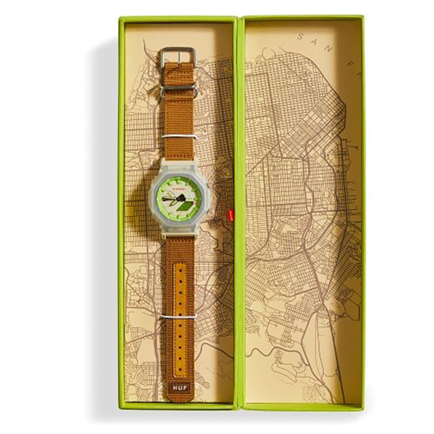 G-SHOCK、ストリートブランド「HUF」とのコラボモデル「GA2100HUF-5A