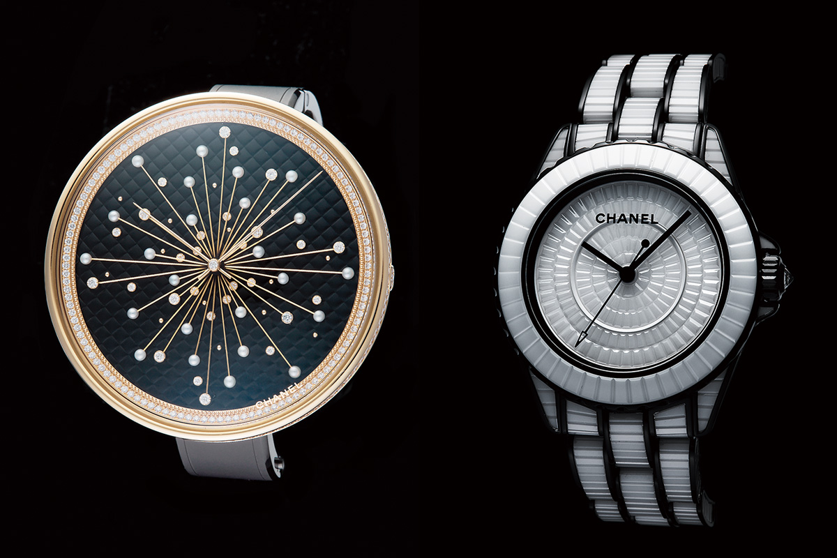 シャネルが2024年に発表した「J12」などの腕時計を振り返ると、内外装