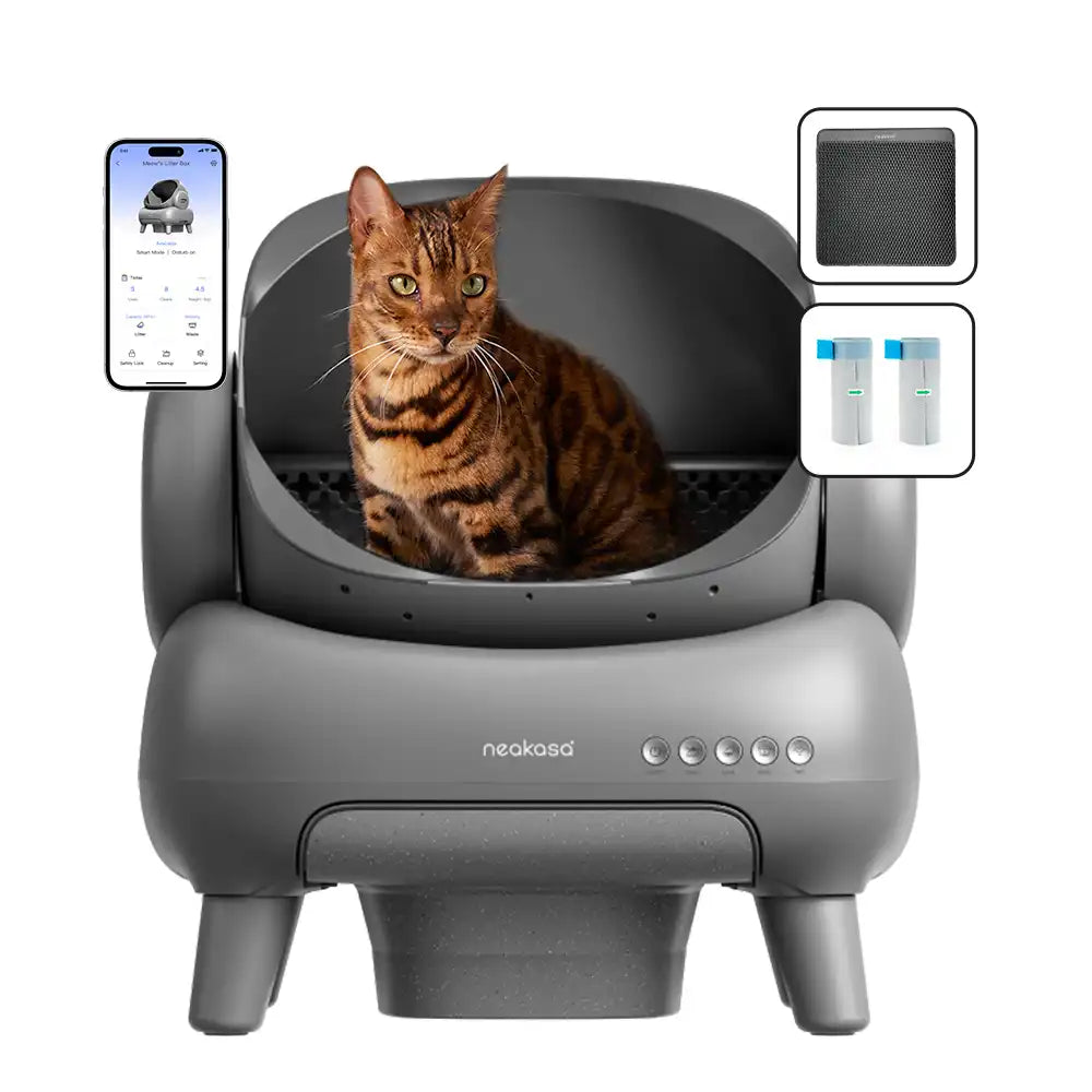 Neakasa M1 Open-top Self-cleaning Cat Litter Box | Wellbots | Free