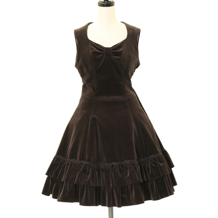 USED】別珍前リボンジャンパースカート | Innocent World Wunderwelt