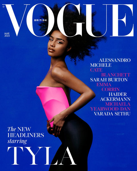 BRITISH Vogue UK Magazine March 2025 - TYLA COVER FEATURE