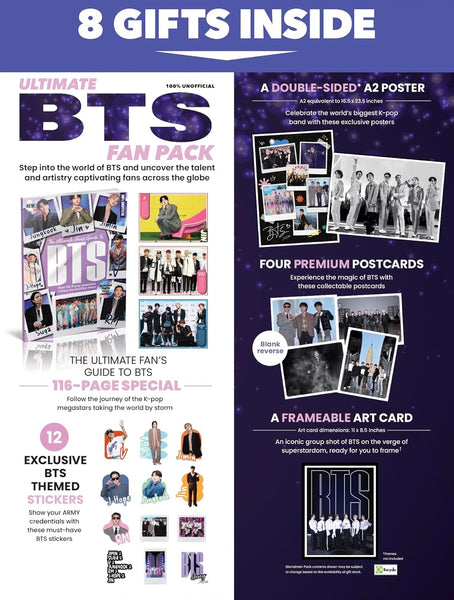 BTS Ultimate Fan Pack Magazine – 8 Gifts Inside Including Posters