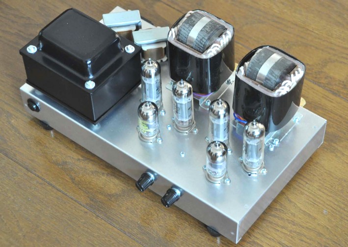 6F5P(6GV8)プッシュプル真空管アンプ 6F5P(6GV8)プッシュプル真空管
