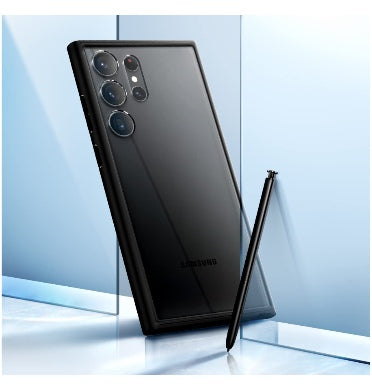 SAMSUNG GALAXY S23 ULTRA PREMIUM ULTRA HYBRID CASE BLACK/CLEAR