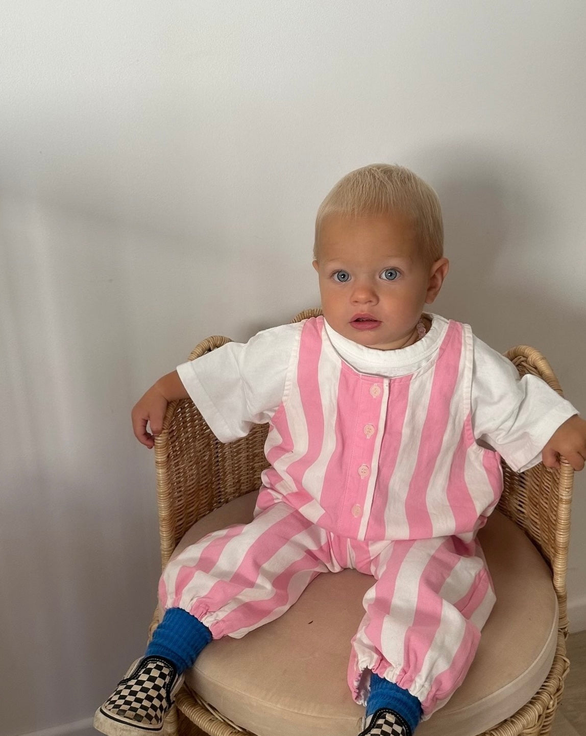 skipper jumpsuit | peony pink stripe – ZIGGY ZAZA