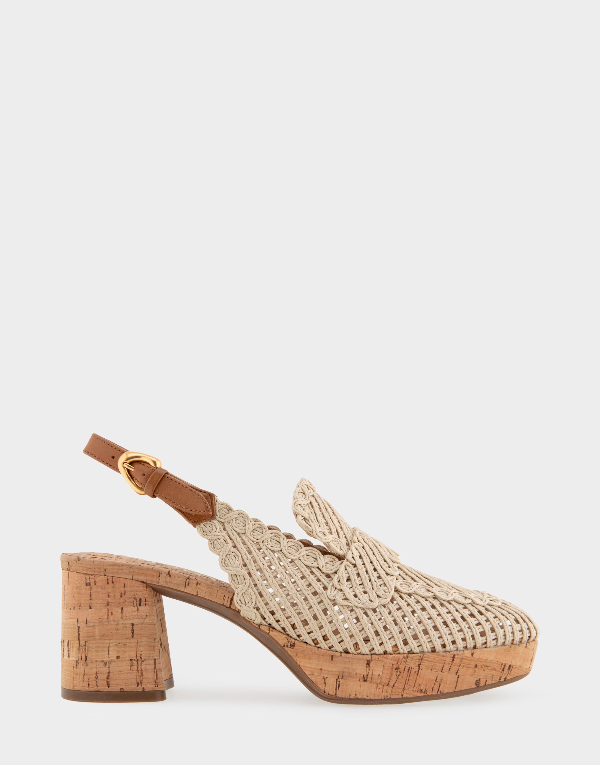 Santina Platform Slingback Loafer Natural – Aerosoles