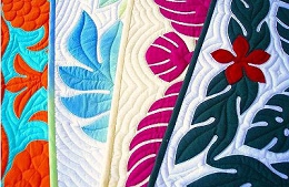 ハワイアンキルトキットタペストリ-1 ハワイアンキルトキット＆コナ