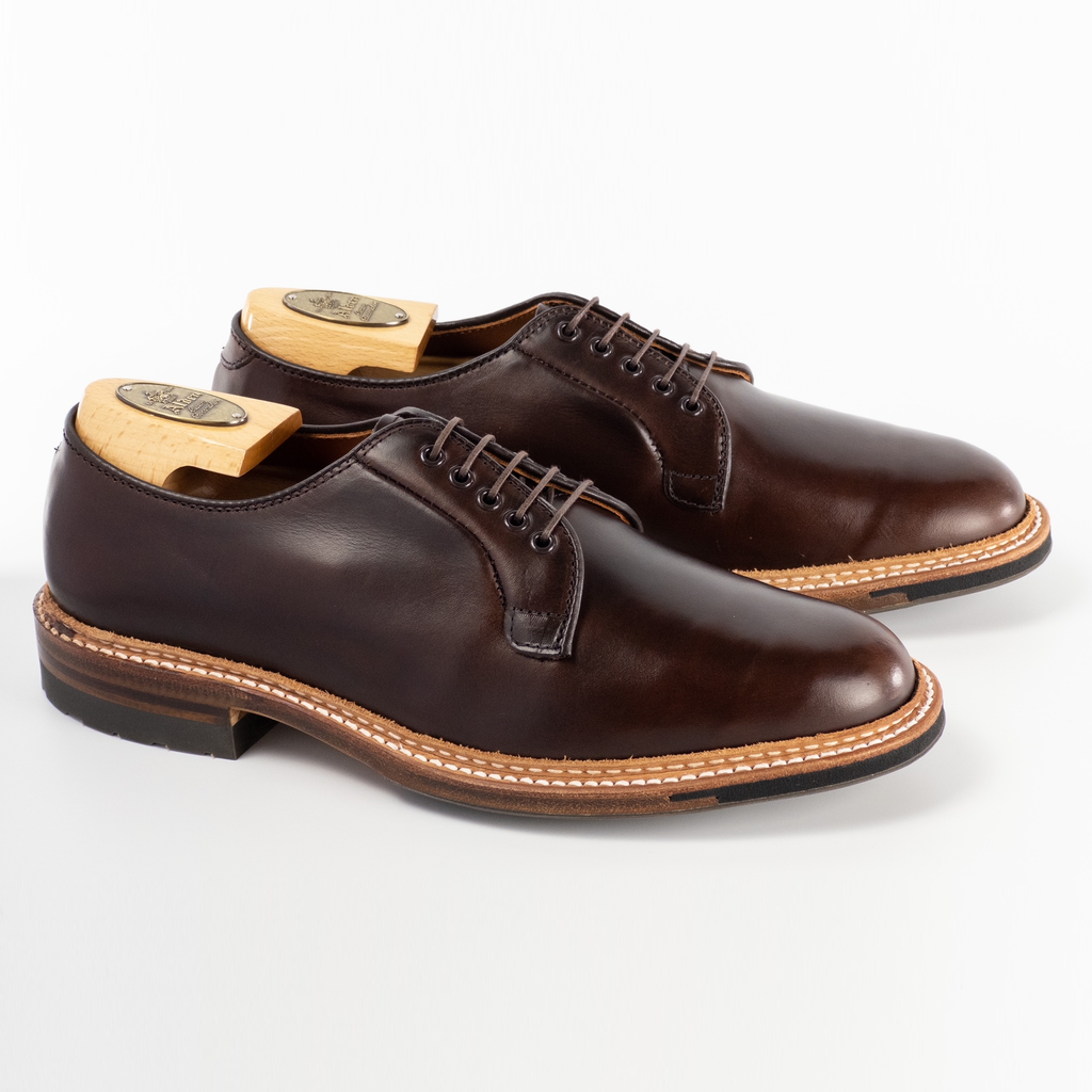 D2405C Plain Toe Blucher (Brown Chromexcel) – The Alden Shop