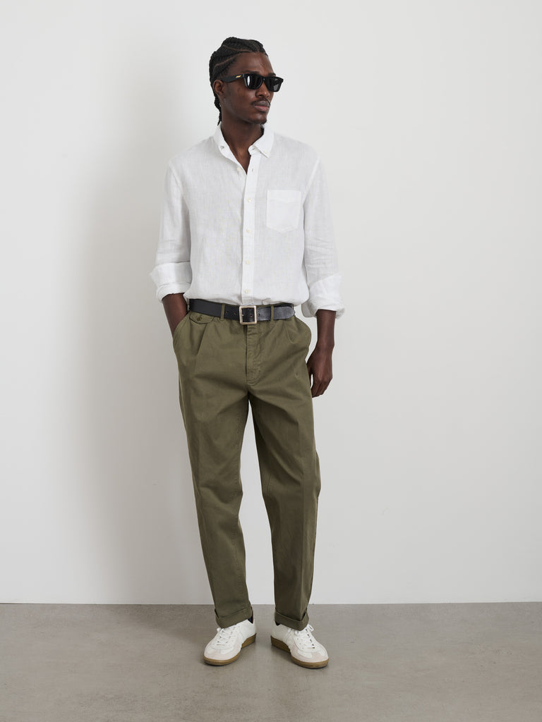 Standard Pleated Pant in Chino – Alex Mill