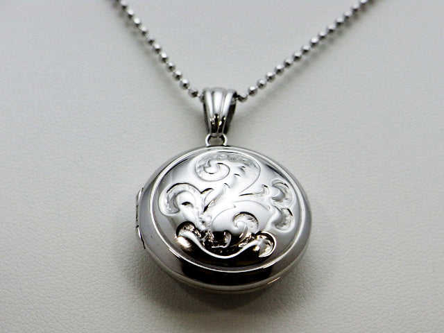 ロケットペンダント ペンダント トップ 14金丸型[大]模様 – オール