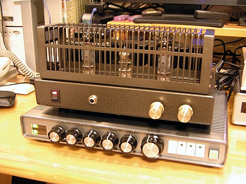 真空管（6BQ5 シングル）アンプキット製作