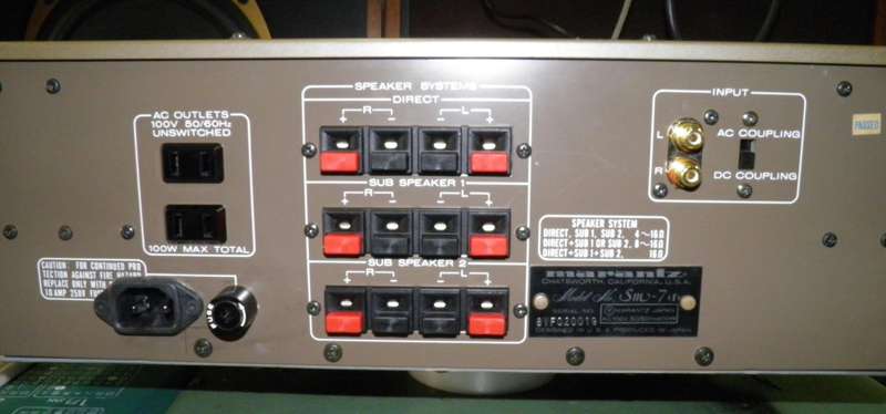 オーディオ修理｜マランツ Marantz SM7 パワーアンプの修理