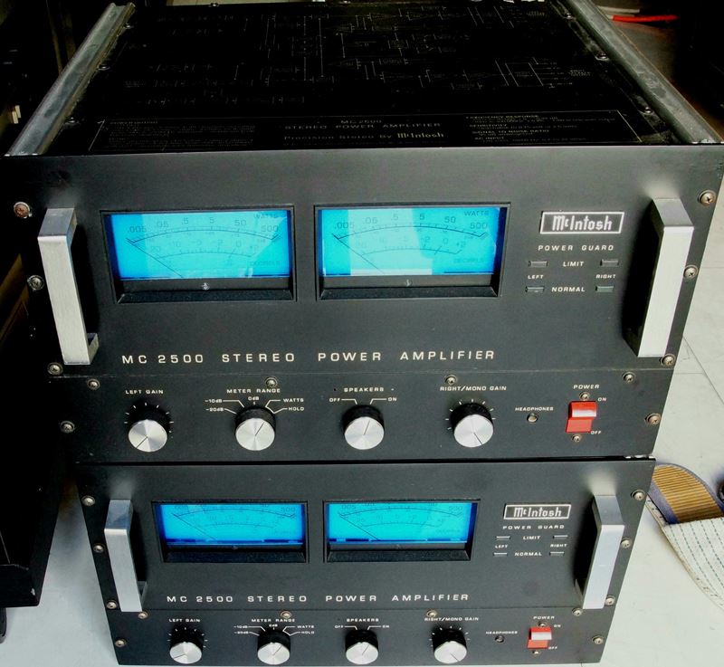 マッキントッシュ McIntosh MC2500 Black パワーアンプ