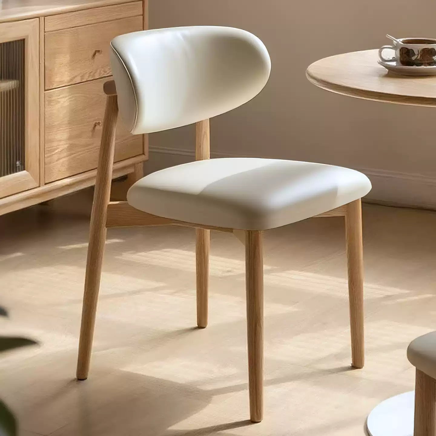 在庫品】ダイニングチェアPUレザー椅子 fsm-966