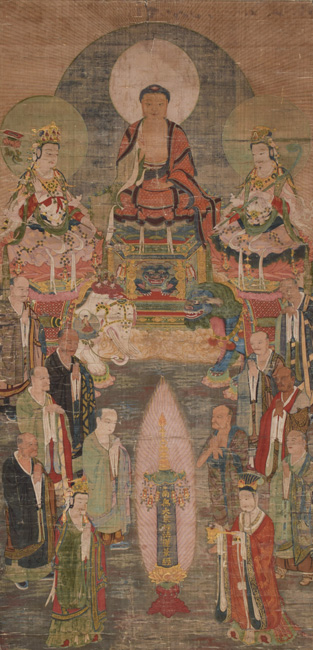 絹本著色釈迦諸尊集会図／滋賀県立琵琶湖文化館 The Museum of Shiga