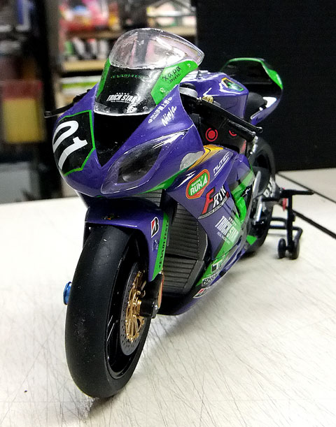 No.1 フジミ 1/12 エヴァンゲリオンRT初号機TRICK☆STAR kawasaki ZX