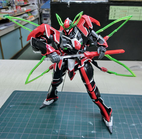 1/144 ヴァルヴレイヴ I 火人 サンプル製作レビュー ～その3